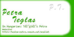 petra teglas business card